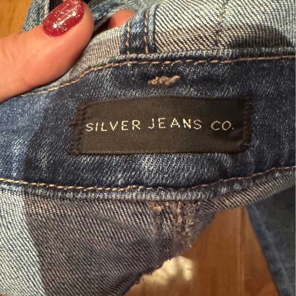 Silver Jean Overalls- Excellent like new condition - Picture 4 of 5